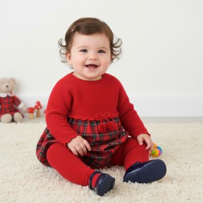 PX1047-R-A Red Izzie Romper (Nb-9 months)