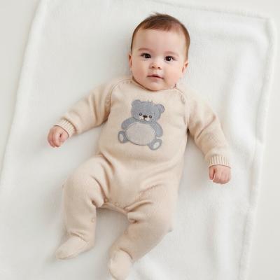 PX1112-N-A "Teddy" Knit All In One ( Newborn - 9 months)