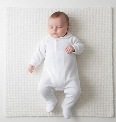PX7177_AIO_W White Classic Velour All In One (NB-6 months)