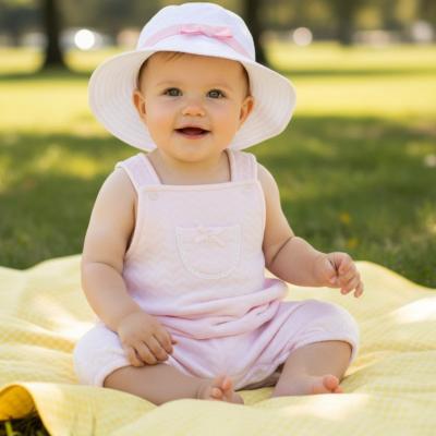PX9633PA  Pink Classic Dungaree  (0-9 months)