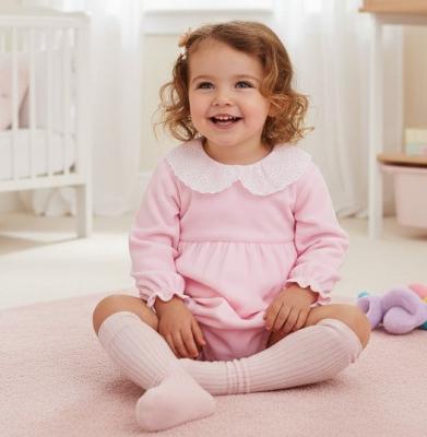 PX9872-P-B Pink Velour Nova Romper (6-24 months)
