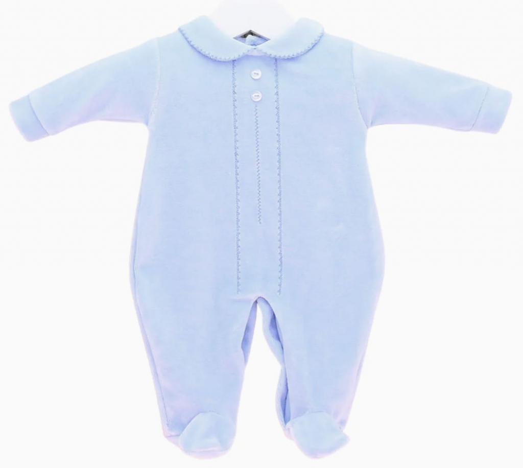Pex  * PX7177_AIO_S Sky Classic Velour All In One (NB-6 months)
