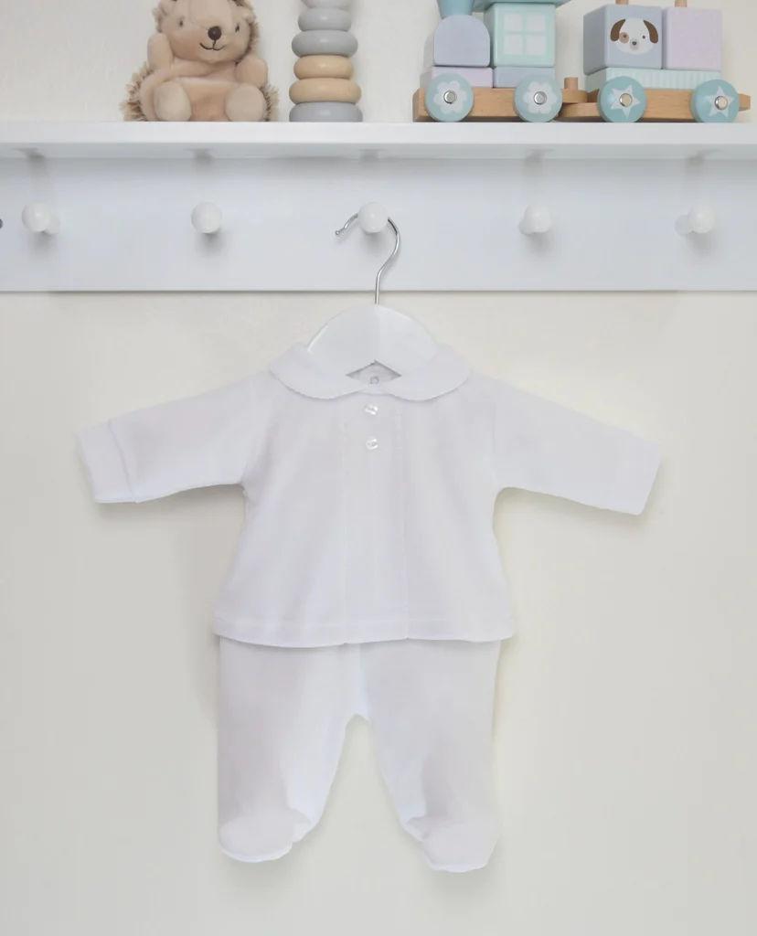 Pex B887400 Classic * PX8874Classic_W Classic Velour Two Piece Set (NB-6 months )