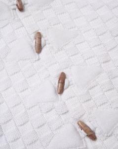 Rock a bye boutique China  RBC05132W Toggle Basket Weave Cardigan (0-12 months)