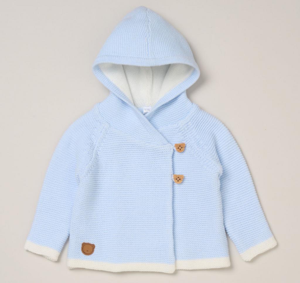 Rock a bye boutique   RBC05256 Sky Teddy Button Cardigan (0-12 months)