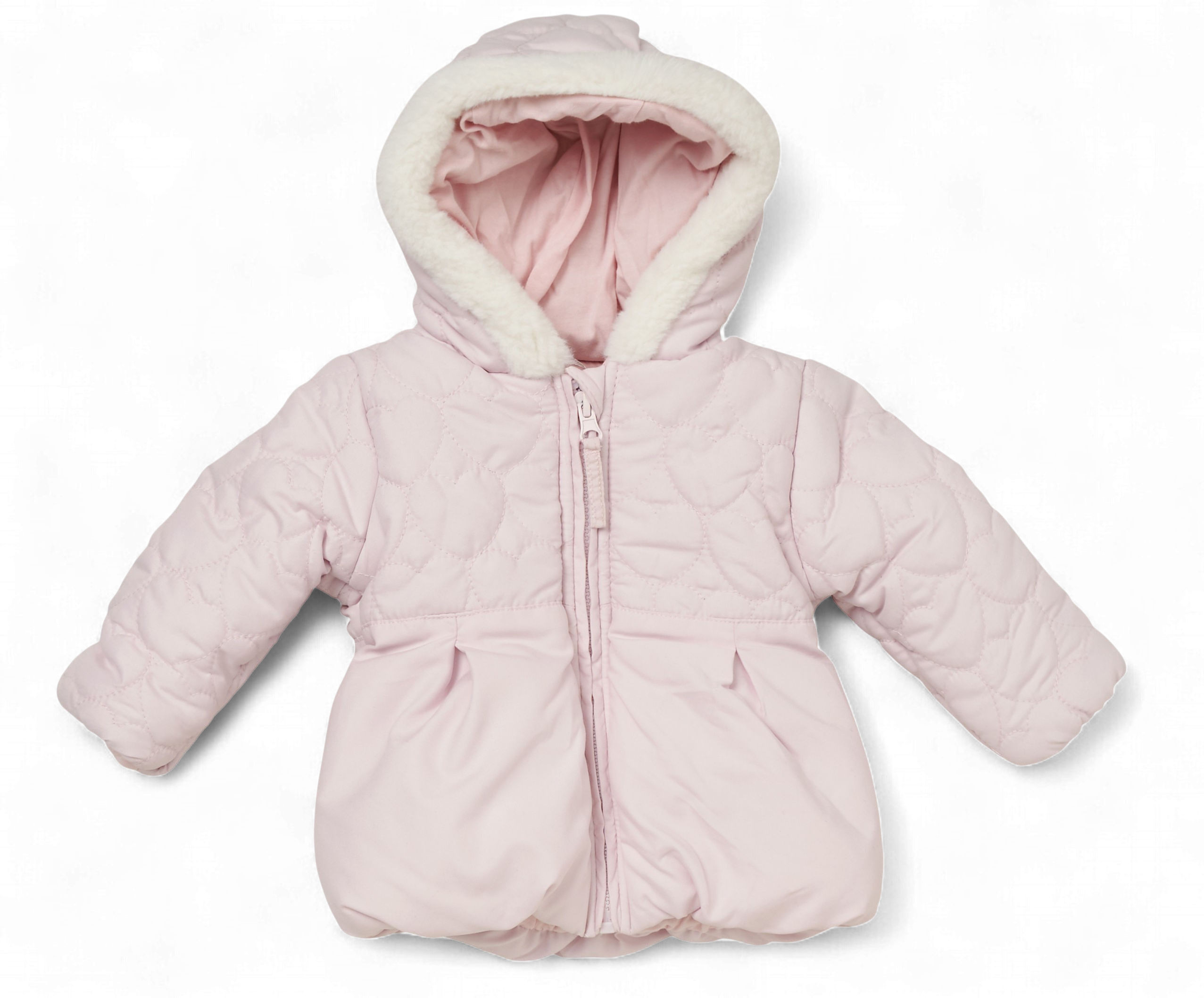 Rock a bye boutique RBC05334Ap Pink Microfibre Jacket (0-12 months)
