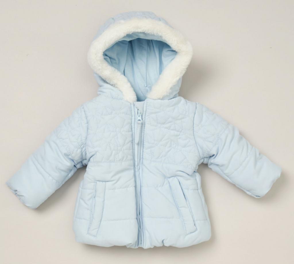 Rock a bye boutique   RBC05336A Sky Microfibre Jacket (0-12 months)