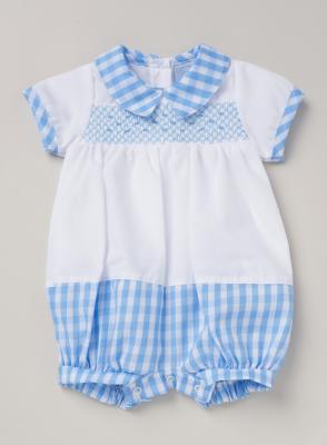 Rock a bye boutique D06457 5056623268025 RBD06457S Smocked Gingham Romper (0-9 months)