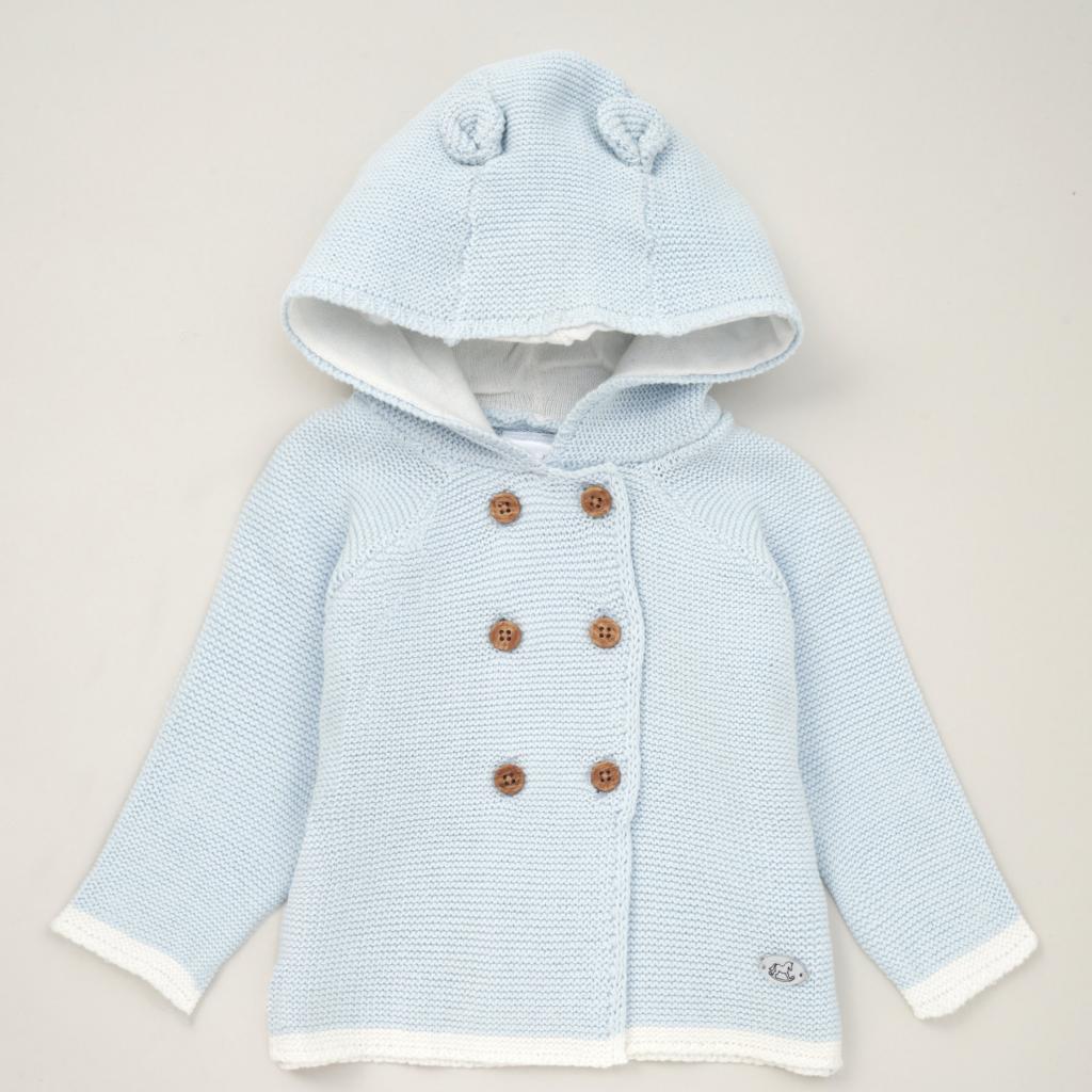 Rock a bye boutique D07151 * RBD07151 Hooded double knit cardigan (0-9 months)