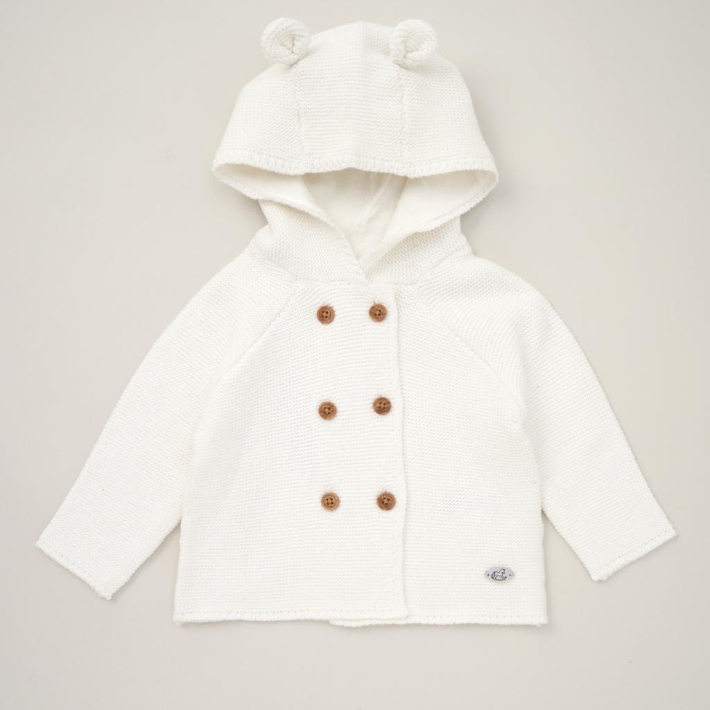 Rock a bye boutique D07152 * RBD07152 Hooded Double Knit Cardigan (0-9 months)