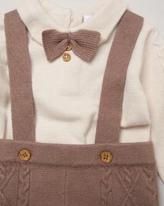 Little Gent E07665 LGE07665 Dungaree Knit set(0-12 months)