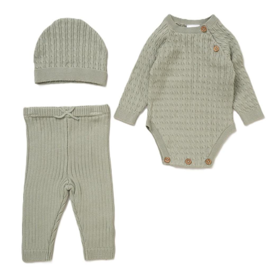 Rock a bye boutique E07704 * RBE07704 True Knit Cotton Set (0-12 months)