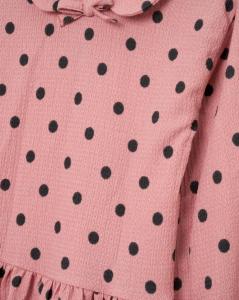 Miss E07969A 9-12m = 5056623226452, 12-18m = 5056623223727, 18-24m = 5056623223734 MIE07969A Polka Dot Dress and Jacket Set (9-24m)