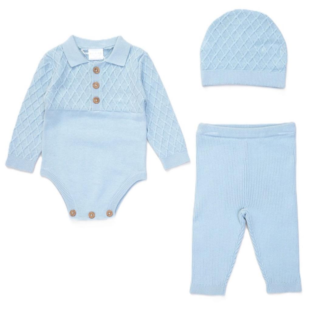 Rock a bye boutique E07980 * RBE07980 True Knit Cotton Set (0-12 months)
