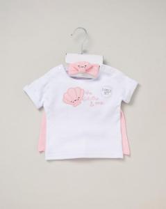 Rock a bye boutique F09018NB 5056756546946 RBF09018 Seashell Scalloped Waffle Shorts Set(0-12 months)