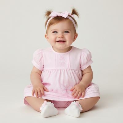 RBF09177B   Dress with Pants and Headband  (9-24 months)