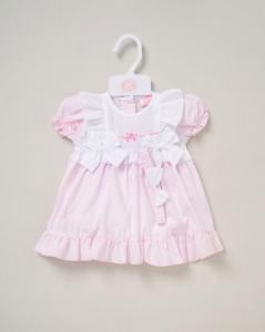 Rock a bye boutique F09179 INF 5056756574802 RBF09179B Double Bow Dress Set (9-24 months)