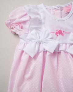 Rock a bye boutique F09179 INF 5056756574802 RBF09179B Double Bow Dress Set (9-24 months)