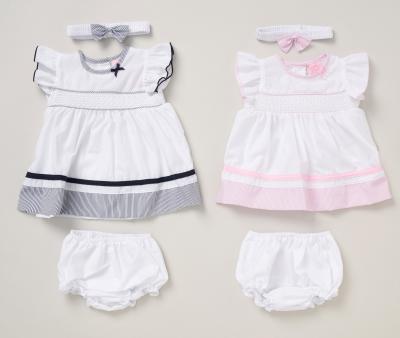 RBF09182B  Smocked Dress Set  (9-24 months)