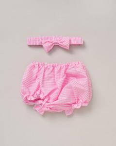 Rock a bye boutique F09184 NB 5056756552794 RBF09184AP Gingham Dress Set (0-9 months)