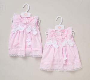 Rock a bye boutique F09237 NB 5056576553036 RBF09237-AP Lace and Bows Dress Set (0-9 months)