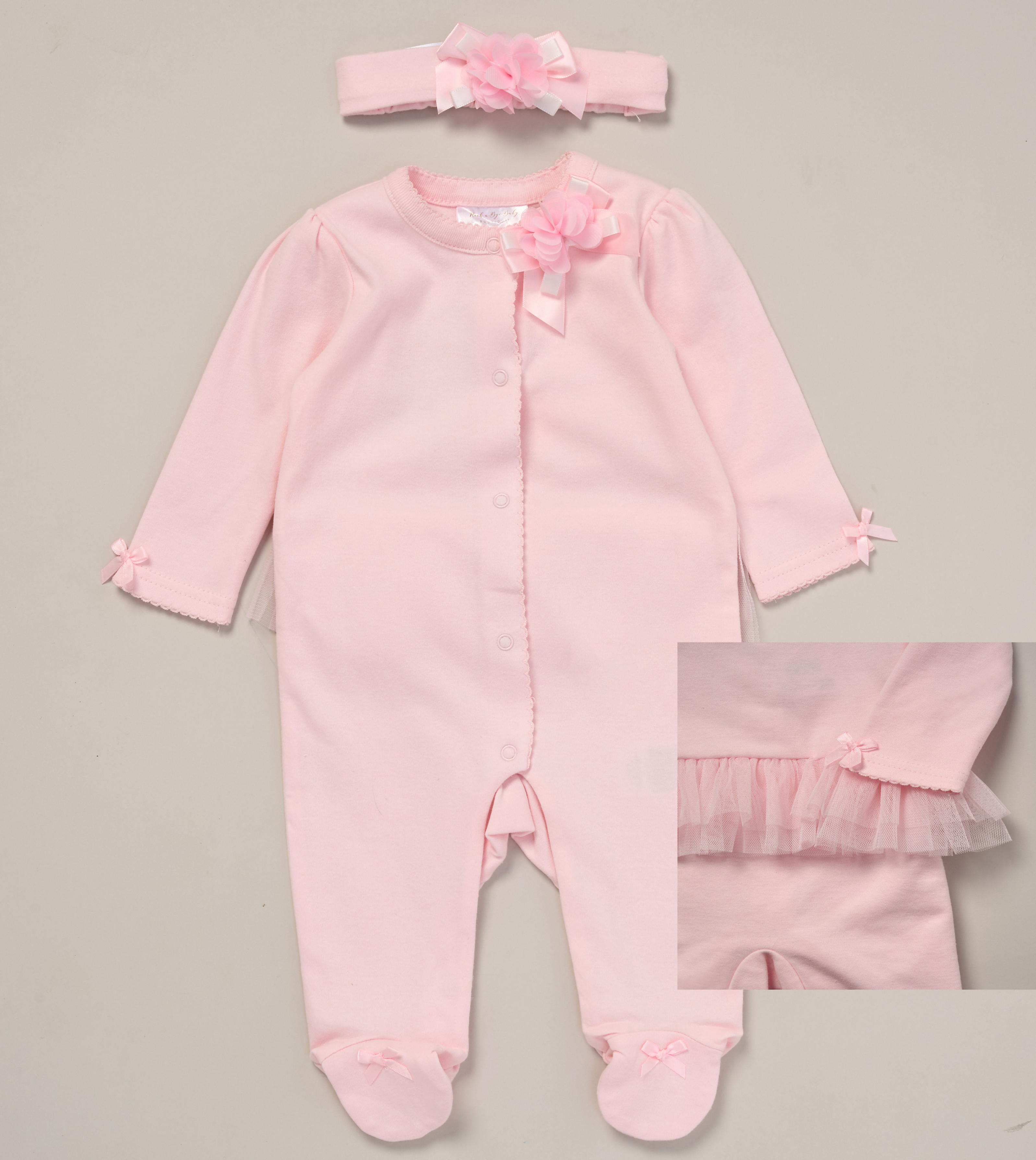 Rock a bye boutique F09845 NB 5056756564254 RBF09846P Tutu Sleeper Set (0-9 months)