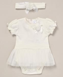 Rock a bye boutique F10176 NB 5056756564292 RBF10176W Tutu bodysuit Set (0-9 months)