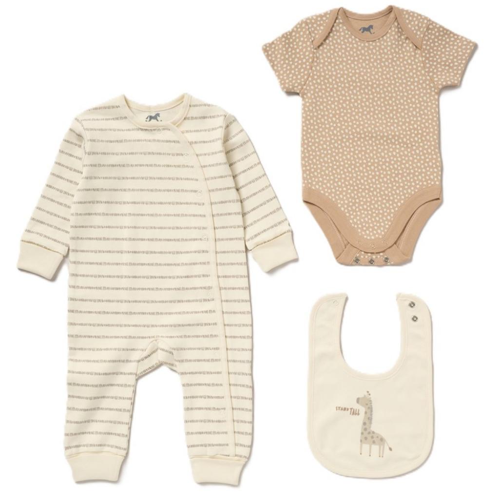 Rock a bye boutique F10351 * RBF10351 Giraffe 3 piece layette set ( New born - 6 months)