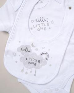 Rock a bye boutique F10688NB * RBF10688 Hello Little One Set 5 Piece Layette Set (Nb-6 months)