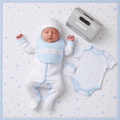 RBF107130S Sky Crown 5 Piece Layette Set (Nb-6 months)