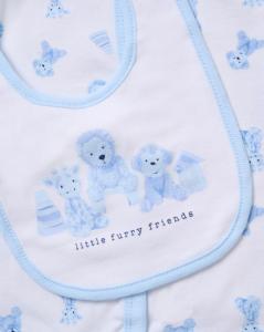 Rock a bye boutique F10714NB * RBF10714 Furry Friends 5 Piece Layette Set (Nb-6 months)
