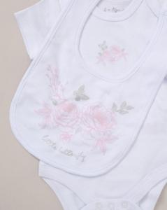 Rock a bye boutique F10736NB * RBF10736 Little Butterfly  5 Piece Layette Set (Nb-6 months)