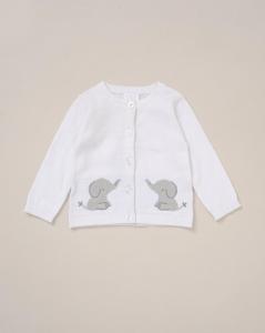Rock a bye boutique G10830 * RBG10830W Elephant True Knit Cotton Set (0-12 months)