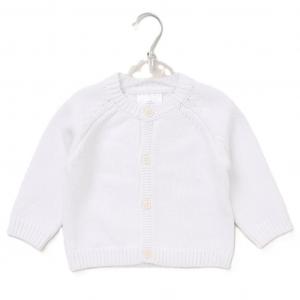 Rock a bye boutique G10848 * RBG10848 White "Little One" Cardigan (0-12 months)
