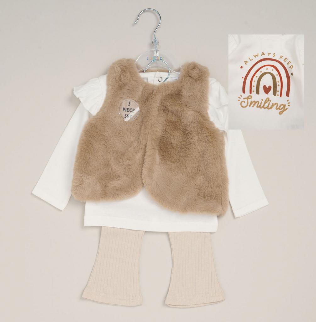 Lily & Jack G10866 * LGG10866A Smiling Gilet Set (12 -24 months)