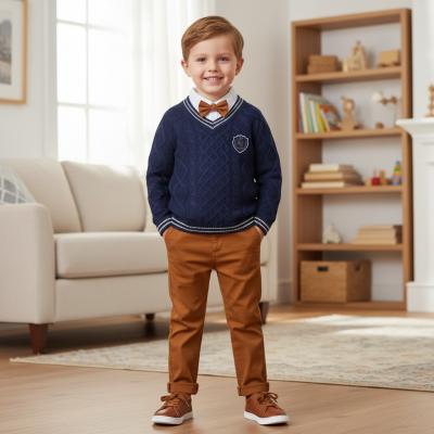 RBG10993-B  Knitted Three Piece  (2-4 years)