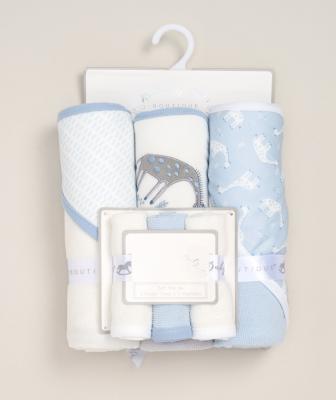 Rock a bye boutique G12380 * RBG12380 Hooded Towel and Wash Cloth Set "Giraffes"