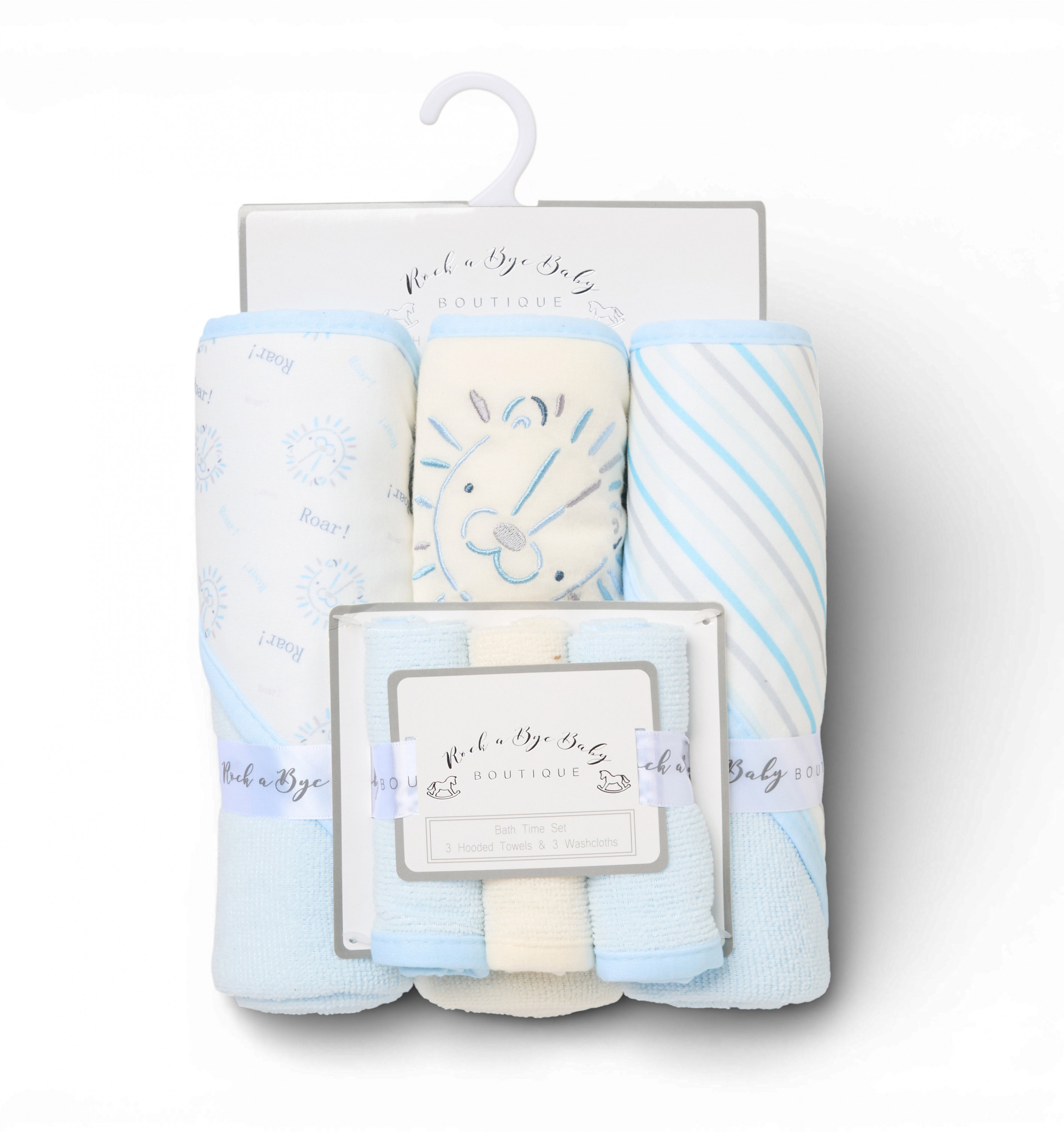 Rock a bye boutique H12870 * RBH12870 Hooded Towel and Wash Cloth Set "Lion"