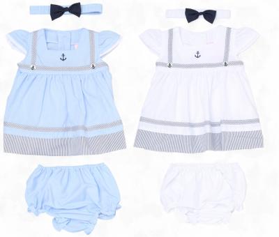 RBH12907-B  Sailor Dress Set  (9-24 months)