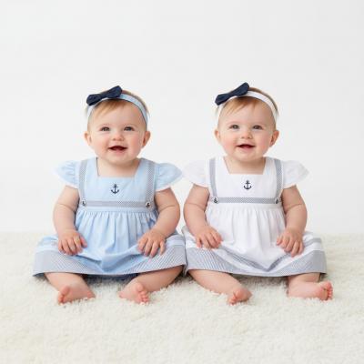 RBH12907-B  Sailor Dress Set  (9-24 months)