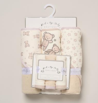 RBH15013 Hooded Towel and Wash Cloth Set "Teddy"