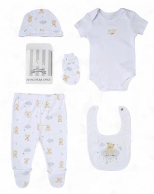RBH15094  "Hello" Baby Milestone 6 Piece Set  (NB - 6m)