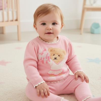 RBJ15523 True Knit Teddy Jumper & Trousers ( 0-12 months)