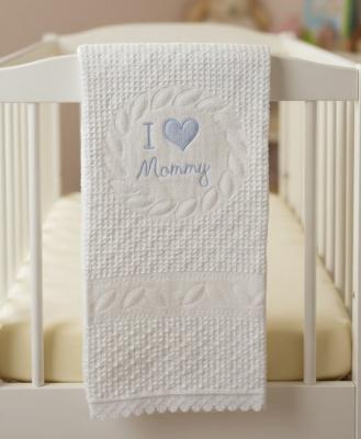 SB110-416-S Sky "I Love Mommy" Shawl
