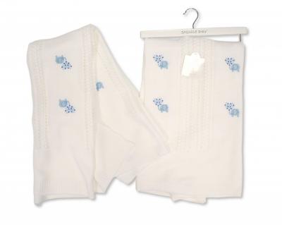 SB110-425-B  Sky "Elephant" Shawl with Fringe 