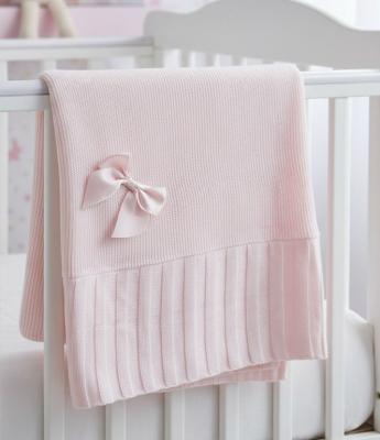 SB110-430P Square Pink Bow Shawl