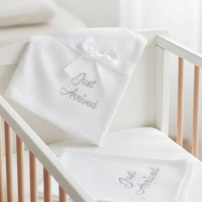 SB112-1062 "Just Arrived" Cotton Waffle Wrap