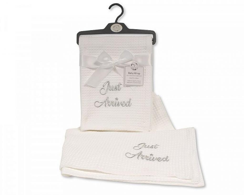 Snuggle Baby   SB112-1062 "Just Arrived" Cotton Waffle Wrap