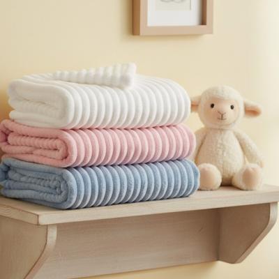 SB112-1091A Striped Fleece Wraps (Choose Colour)
