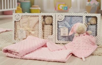 SB112-2012A Boxed Blanket & Comforter Set SINGLE (Choose Colour)